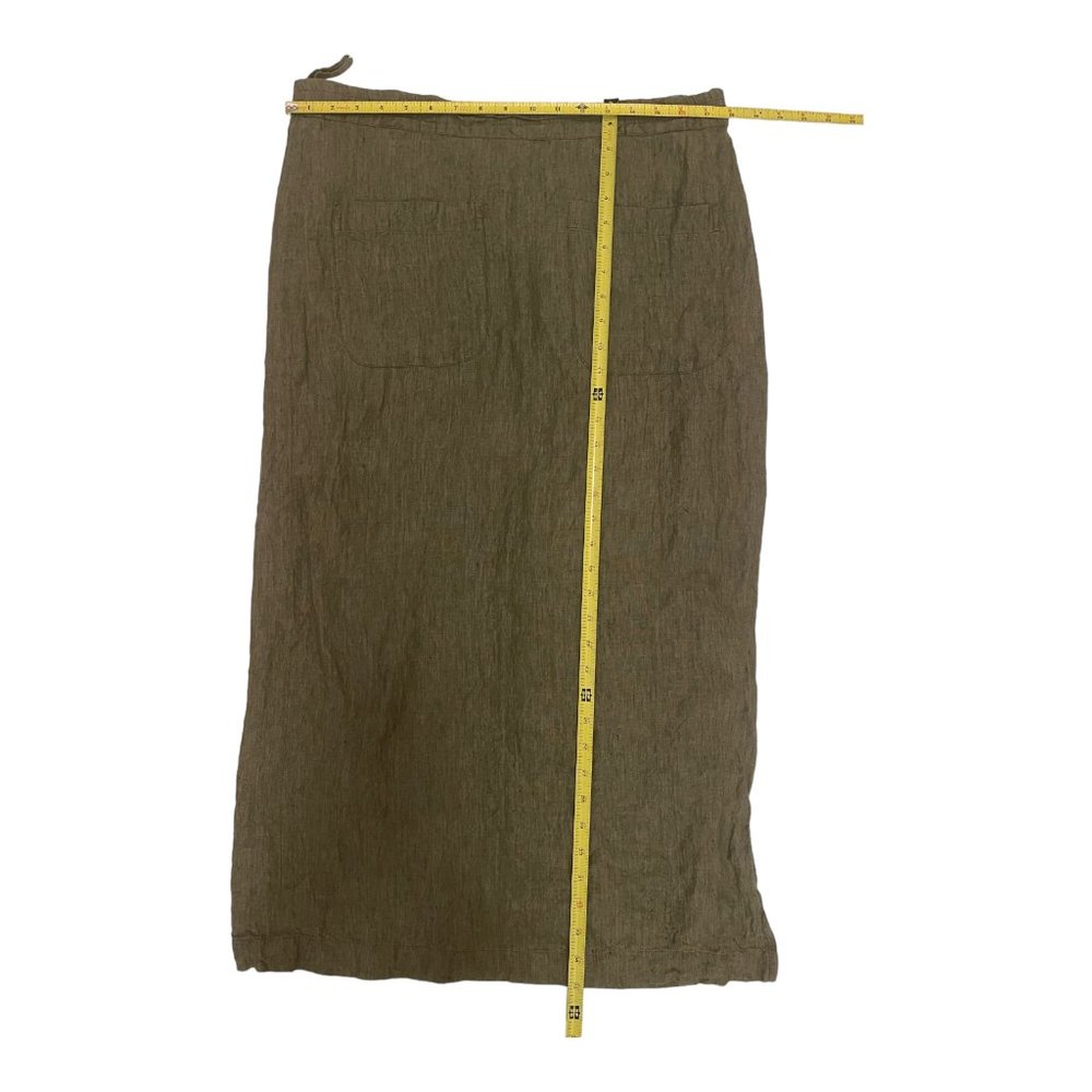 Eskandar Neiman Marcus Long Maxi Skirt Front Pockets Made in England Size 1 - Picture 4 of 9